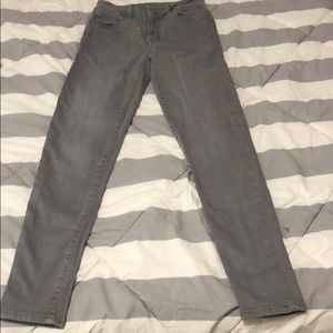 American eagle gray skinny jeans